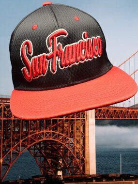 San Francisco Pit Bull  Trucker Hat Cap Snapback Logo Baseball